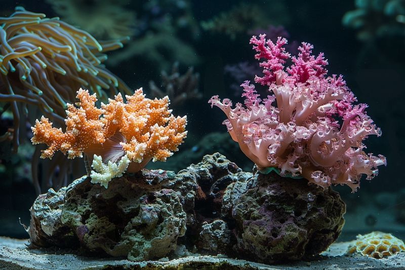 Différences principales entre coraux mous et durs